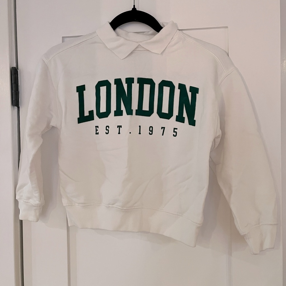 Zara Kids’ Collared London Sweater, Size 8-9